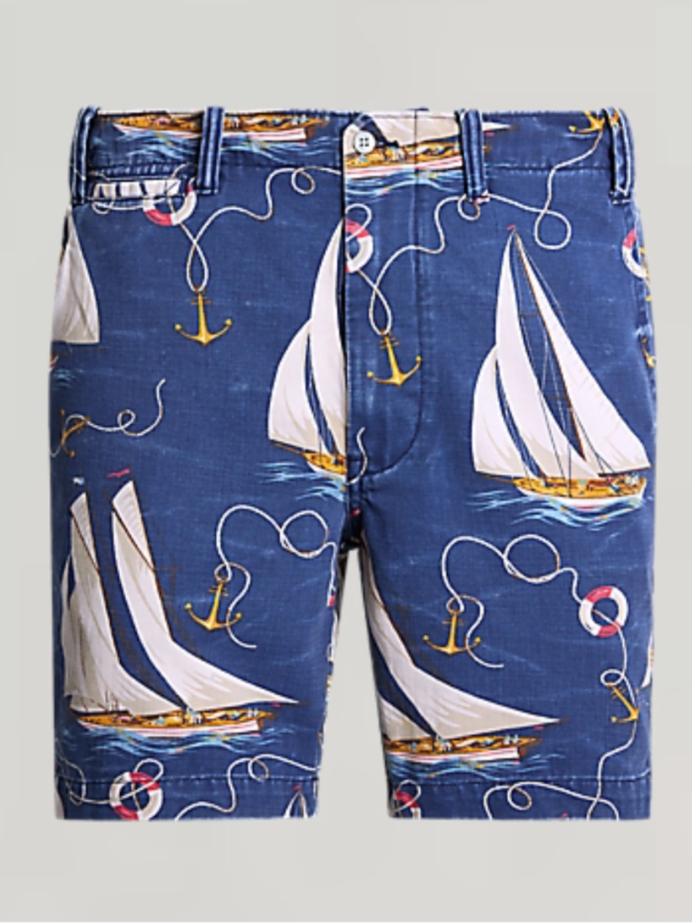 Polo Ralph Lauren Straight Fit Sailboat Short 8” Size 30 NWT
